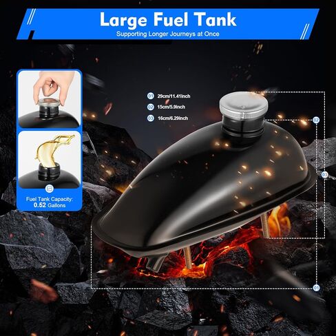 طقم محرك دراجة 100 سي سي، محرك دراجة رباعي الأشواط، سكوتر محرك معدل بمحرك يعمل بالغاز ذو أسطوانة واحدة، سلسلة ربط سكوتر بنظام تبريد الهواء (3600 دورة في الدقيقة) in Kuwait