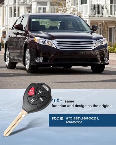 ECCPP Uncut Keyless Entry Remote Key Fob Compatible with 08-2012 for Toyota for Scion xB/ 06-2010 for Toyota RAV4 HYQ12BBY Replacement Key Fob 2 Sets in Saudi Arabia
