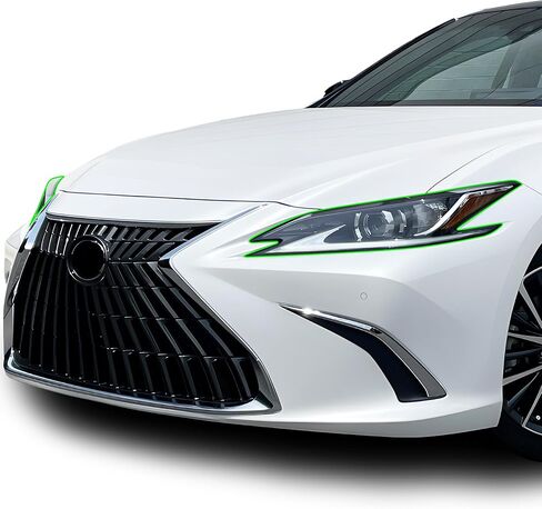 BOGAR TECH DESIGNS مجموعة ألوان عاكسة للضوء الخلفي بالكامل متوافقة مع Lexus ES 2019-2023+، دخان داكن in Saudi Arabia