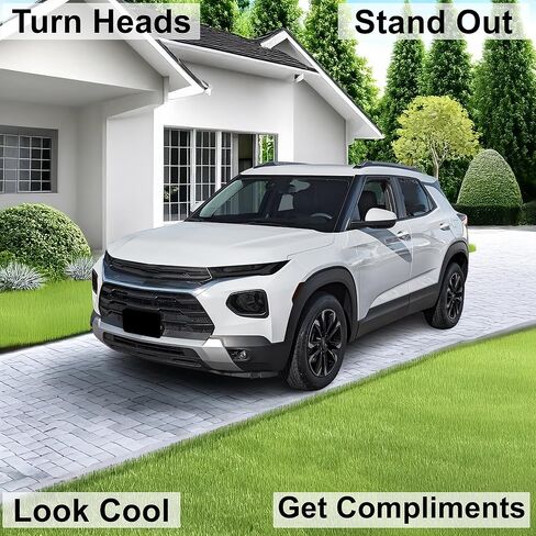 BOGAR TECH DESIGNS Full Headlight Taillight Tint Kit Compatible with Chevrolet Trailblazer 2021-2023, Dark Smoke in Saudi Arabia