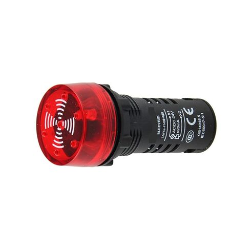 LAY5S-FM Alarm Warning Light Intermittent Flashing 220V 24V 24 Volt 22MM Buzzer in Saudi Arabia