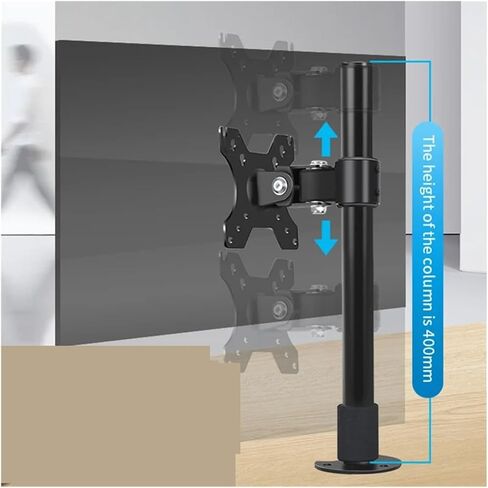 Adjustable Long Arm Monitor Stand 14-27 Inch Height Extension Lifter Desk(XC05) in Saudi Arabia