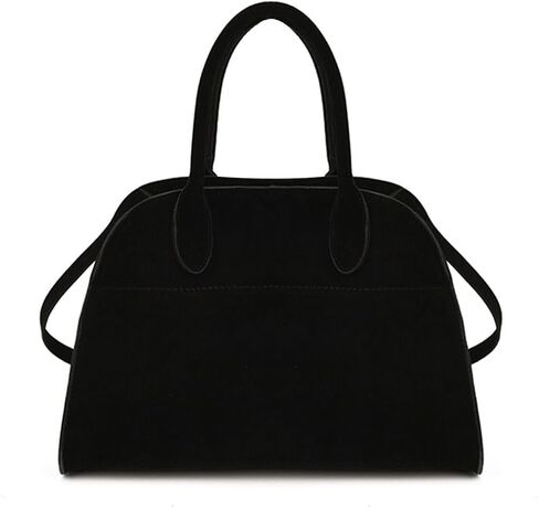 Womens Suede Tote Bag, Faux Leather Tote Bag for Women Vintage Top Handle Bag Fashion Retro Shoulder Satchel Bag in Kuwait