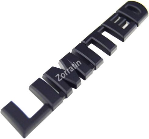Metal Chrome LIMITED Emblem Badge Plate Decal for toyota Pillar Roof Side in Saudi Arabia