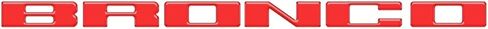 21 thru 22 Ford Full-Size Bronco Body Colored Grille Lettering Kit (VN2DZ-9942528-AE) in Saudi Arabia