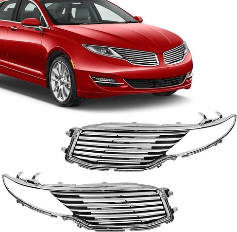 JOLONG Front Left Bumper Grille for 2013-2016 Lincoln MKZ Replacement for DP5Z8201BA DP5Z-8201-BA in Saudi Arabia