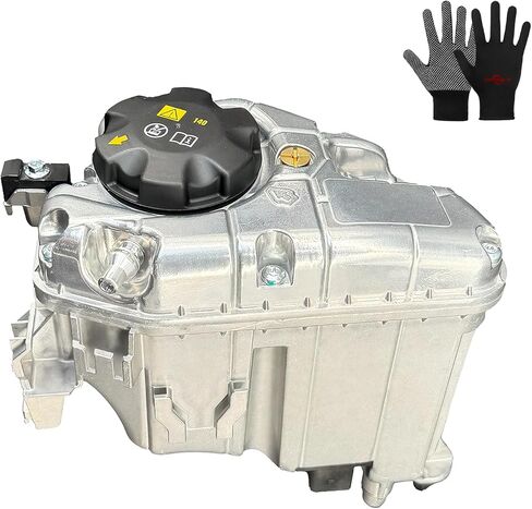 Aluminum Coolant Reservoir Expansion Tank compatible with 2016-2020 BMW G12 G14 G15 G16 G30 G32 530e 530i 540i 740i 740e 745e 840i xDrive Replace#17138610656 17138742975 17139487210 in Saudi Arabia