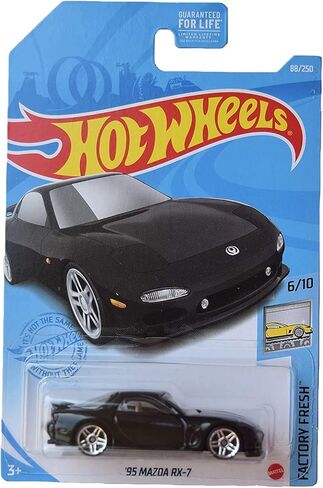 هوت ويلز '95 مازدا RX-7، [أسود] 88/250 فاكتوري فريش 6/10 in Kuwait