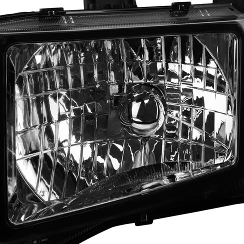 AKKON - Fit 2006-2014 Honda Ridgeline Pickup 06-14 مصابيح أمامية من نوع الهالوجين + نمط الركاب OE in Saudi Arabia