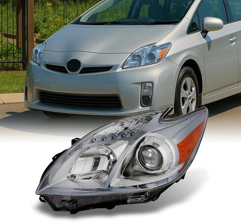 AKKON - For 2010 2011 Toyota Prius Halogen Style Clear Front Headlight Head Lamp Driver Left Side Replacement in Saudi Arabia