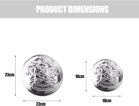 14Pcs Gold Metal Blazer Button Set, Suit Buttons for Men Women, Vintage Gold Buttons for Blazer, Coat, Uniform, Shirt, Suit and Jacket (15mm,23mm, Gold) in Saudi Arabia