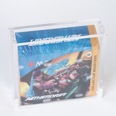 Premium Collector Booster Box Magnetic Acrylic Display Case | 8mm + 5mm Acrylic - Compatible with MTG in Saudi Arabia