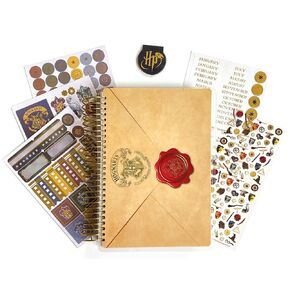Paper House Productions Harry Potter Hogwarts Letter 12 Month Undated 7.5" Planner Set with Month and Event Flag Stickers and More! in Saudi Arabia