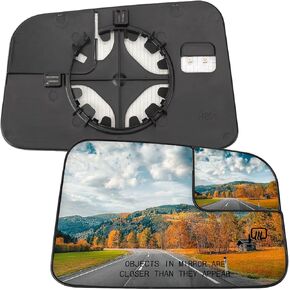 Passenger Side Mirror Replacement for Ford Edge 2007 2008 2009 2010, for Lincoln MKX 2007 2008 2009 2010 - Right Side Mirror Glass, Rear View Mirrors Glass with Power Heated in Saudi Arabia