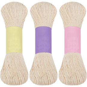 FREEBLOSS 100M x 3 Pcs Sashiko Thread 10/12/14 Stranded White Cotton Embroidery Thread Japanese Quilting & Embroidery Flosses Sashiko Kit Supplies for Sewing in Saudi Arabia