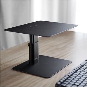 Adjustable height monitor stand desk(Black) in Saudi Arabia