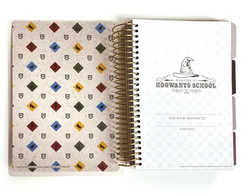 Paper House Productions Harry Potter Hogwarts Letter 12 Month Undated 7.5" Planner Set with Month and Event Flag Stickers and More! in Saudi Arabia