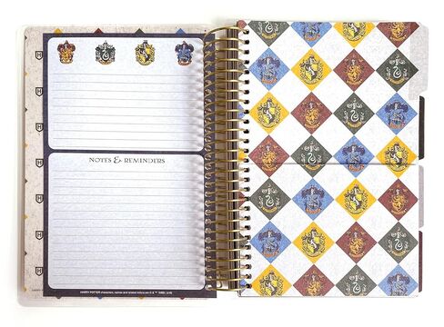 Paper House Productions Harry Potter Hogwarts Letter 12 Month Undated 7.5" Planner Set with Month and Event Flag Stickers and More! in Saudi Arabia