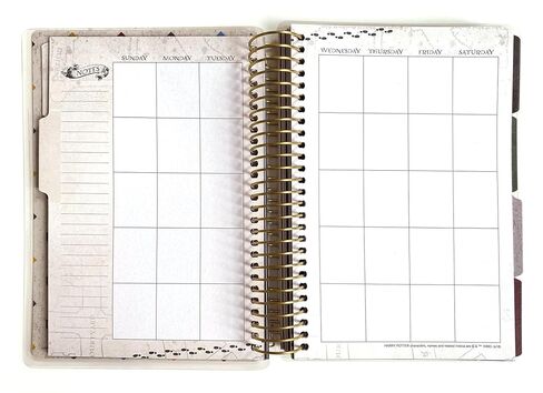 Paper House Productions Harry Potter Hogwarts Letter 12 Month Undated 7.5" Planner Set with Month and Event Flag Stickers and More! in Saudi Arabia
