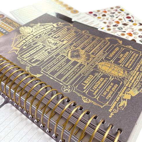 Paper House Productions Harry Potter Hogwarts Letter 12 Month Undated 7.5" Planner Set with Month and Event Flag Stickers and More! in Saudi Arabia