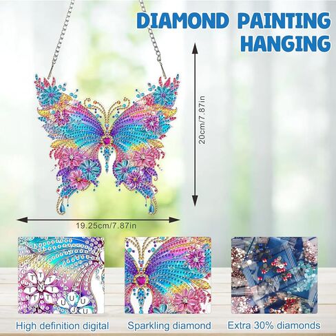 maxbye diy الطنان الماس مجموعات الطلاء للبالغين، 5d الحفر الكامل الماس الفن مجموعات الرسم، والزهور والطيور جوهرة الفنون والحرف اليدوية لديكور جدار المنزل 12x16in in Kuwait