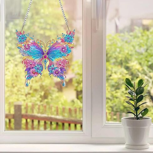 maxbye diy الطنان الماس مجموعات الطلاء للبالغين، 5d الحفر الكامل الماس الفن مجموعات الرسم، والزهور والطيور جوهرة الفنون والحرف اليدوية لديكور جدار المنزل 12x16in in Kuwait