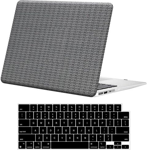 SaharaCase - جهاز MacBook Pro مقاس 16 بوصة (2021–2025، M1–M5) حافظة منسوجة لأجهزة الكمبيوتر المحمول مع غطاء لوحة مفاتيح من السيليكون من القماش المنسوج، سهل الارتداء، مقبض مضاد للانزلاق (وردي) in Kuwait