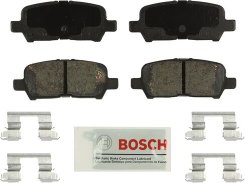 BOSCH BE999H Blue Ceramic Disc Brake Pad Set With Hardware - Compatible With Select Buick Allure, LaCrosse; Chevrolet Impala, Impala Limited; Pontiac Grand Prix; REAR in Saudi Arabia