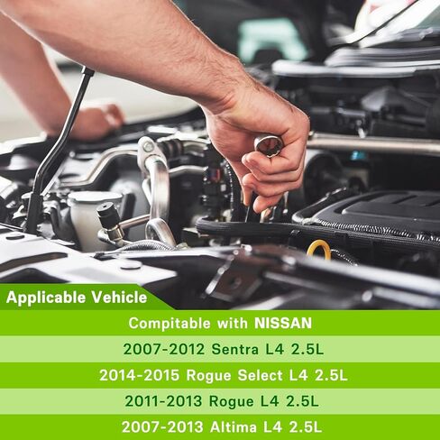 مولد كهربائي جديد متوافق مع Nissan Sentra 2007-2012 L4 2.5L، Rogue 2011-2013 L4 2.5L، Altima 2007-2012 L4 2.5L، استبدال المولد 12V 110Amp 6-Groove 23100-JA02A 11258 in Kuwait