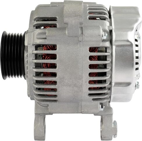 مولد كهربائي SCITOO 13876 مناسب لسيارة Jeep لسيارة Wrangler 4.0L 2001-2006 12V 117A CW 6-Groove Pulley، استبدال # 13876N 13876 1210003810 1210003820 1210003821 56041565AB 56041864AA in Kuwait
