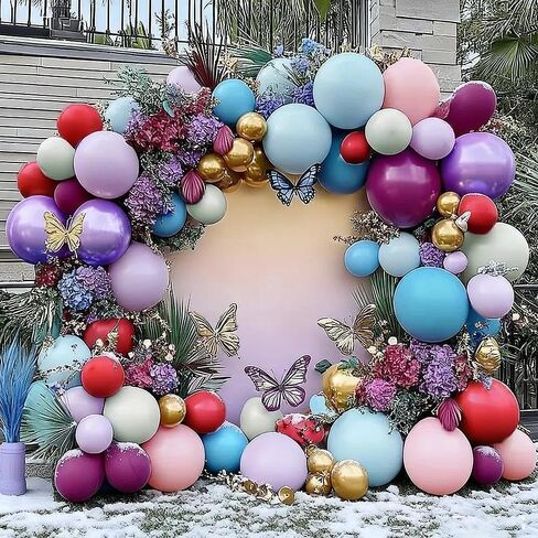 Black Gold Silver Balloon Garland Black Agate Foil Explosion Star Balloons Arch Kit for Birthday New Year Christmas Wedding Bachelorette Retirement Anniversary Graduation Party Decorations in Saudi Arabia