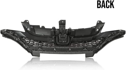 CHEDA Front Bumper Upper Honeycomb Grille Compatible with 2018 2019 20 Honda Fit Jazz Chrome Plastic Grill in Saudi Arabia