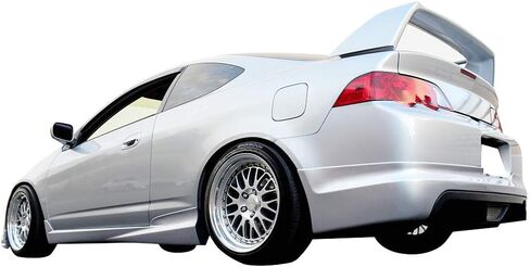 FREEMOTOR802 متوافق مع شفة المصد الخلفي Acura RSX 2002-2004، سبويلر PU أسود غير مطلي in Saudi Arabia
