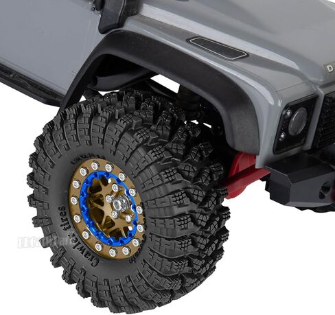 1.3 جنوط عجلة ألومنيوم Beadlock لسيارة SCX24 TRX4M FCX24 1/24 1/18 RC، 4 قطع RC Truck 1.3 جنوط عجلة لـ 1/18 TRX4M 1/24 SCX24 FCX24 RC جنوط Beadlock، (التيتانيوم والوردي) in Kuwait