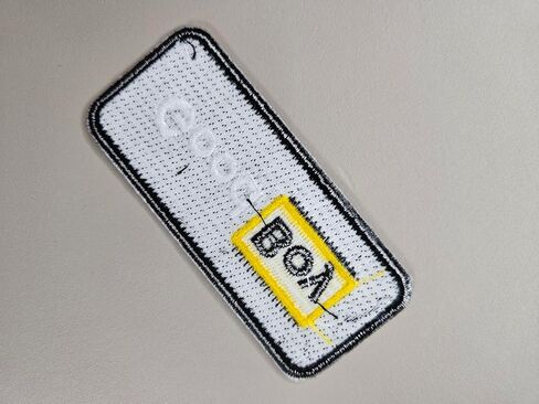 3.5" Embroidered Good Boy Iron On Patch | Decorative Hub Good Boy Applique Iron On/Sew On Patches for Clothing, Hats, Clothes, Backpacks, Holes, Jackets in Saudi Arabia