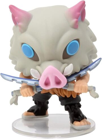 POP Anime - شخصية Inosuke Hashibira Funko من الفينيل (مع حافظة حماية صندوقية متوافقة)، متعددة الألوان، 3.75 بوصة in Saudi Arabia