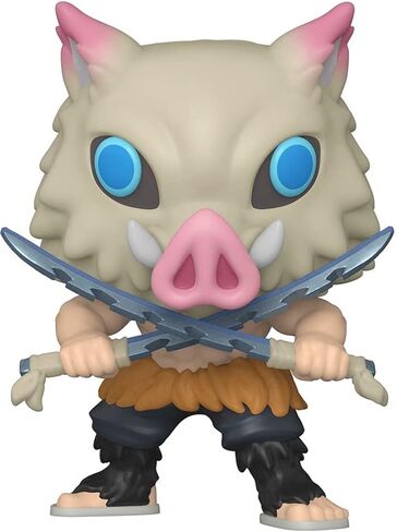 POP Anime - شخصية Inosuke Hashibira Funko من الفينيل (مع حافظة حماية صندوقية متوافقة)، متعددة الألوان، 3.75 بوصة in Saudi Arabia