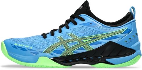 حذاء كرة اليد Blast FlyteFoam 3 للرجال من ASICS، مقاس 6، أبيض/برونزي نقي in Saudi Arabia