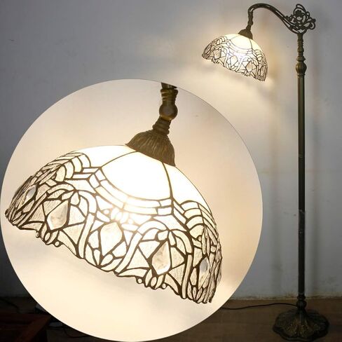 Floor Lamp Base Replaced Only 71 Inches High and Suitable for 16-24 Inch Tiffany Style Lampshades, with a Dark Bronze Surface in Saudi Arabia