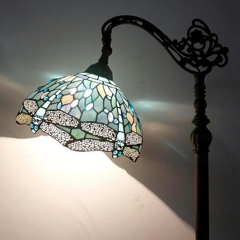 Floor Lamp Base Replaced Only 71 Inches High and Suitable for 16-24 Inch Tiffany Style Lampshades, with a Dark Bronze Surface in Saudi Arabia