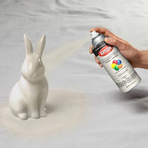 12 oz Krylon K05500007 COLORmaxx Almond Paint & Primer Spray Paint, Gloss in Kuwait