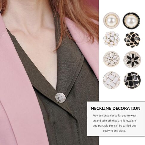 Angoily 20Pcs No Sewing Buttons, Detachable Reusable Shirt Buttons, Seamless Snap Removable for Clothes Coat Dresses Quick Easy Diy Solution for Repair Diy Crafts Costume Making Decorative Brooch Pins in Saudi Arabia