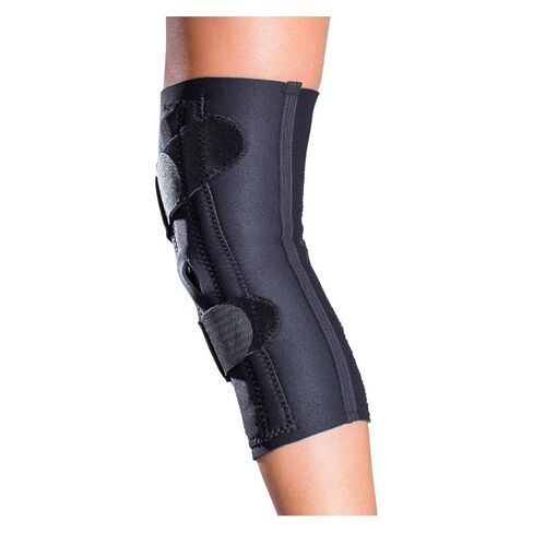 دعامة دعم الركبة الجانبية J Patella من DonJoy بدون مفصلات: Drytex، الساق اليمنى، متوسطة in Saudi Arabia
