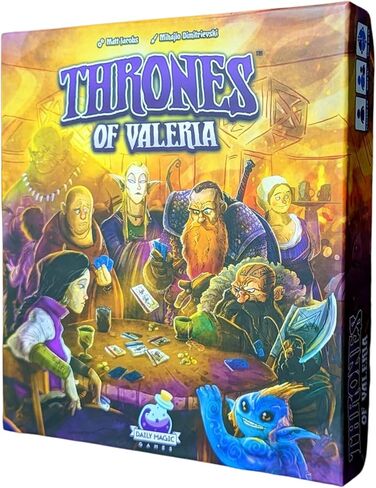 Thrones of Valeria Trick Taking Card Game - Fast and Fun Strategy Card Game with Card Powers and Game Twist - Family Fun for 3-6 players, ages 14+ in Saudi Arabia