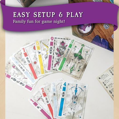 Thrones of Valeria Trick Taking Card Game - Fast and Fun Strategy Card Game with Card Powers and Game Twist - Family Fun for 3-6 players, ages 14+ in Saudi Arabia