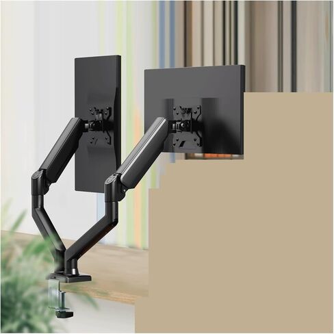 Dual-screen monitor stand with mechanical cantilever, one-to-two configuration in Saudi Arabia