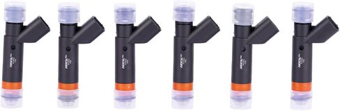 MOCA FJ460 6PCS Fuel Injectors Compatible with Ford 1999-2003 F-150, 2004 F-150 Heritage, 2003 E-150, 2003 E-150 Club Wagon V6 4.2L in Saudi Arabia