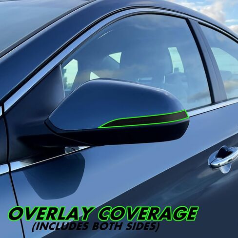SlickMod صبغة دخان الفينيل مسبقة القطع لمصباح Hyundai Sonata الأمامي 2015-2017 (دخان داكن، 3. DRL Foglight) in Kuwait