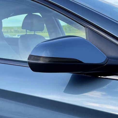 SlickMod صبغة دخان الفينيل مسبقة القطع لمصباح Hyundai Sonata الأمامي 2015-2017 (دخان داكن، 3. DRL Foglight) in Kuwait