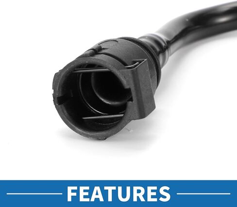 Radiator Hose No.17128632260 Engine Expansion Tank Overflow Pipe for BMW 530e 2018-2022 for BMW 530i 2017-2019 Plastic Black in Saudi Arabia